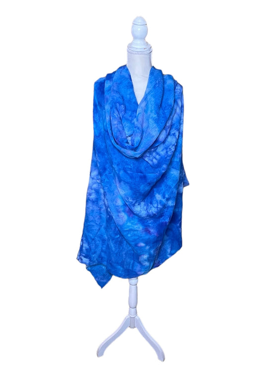 Sapphire Prayer Shawl-Meditation Blanket