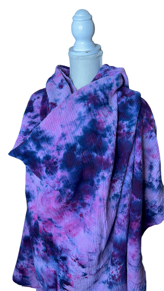 Purple Rain Shawl - Meditation Blanket