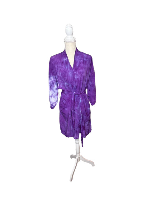 Deep Purple Mid Length Temple Coat