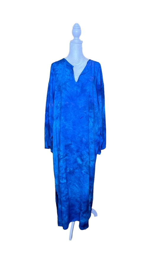 Opulent Aura Caftan - Pacific