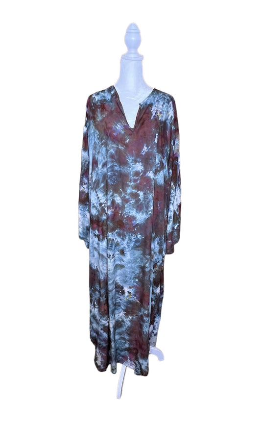 Opulent Aura Caftan - Storm